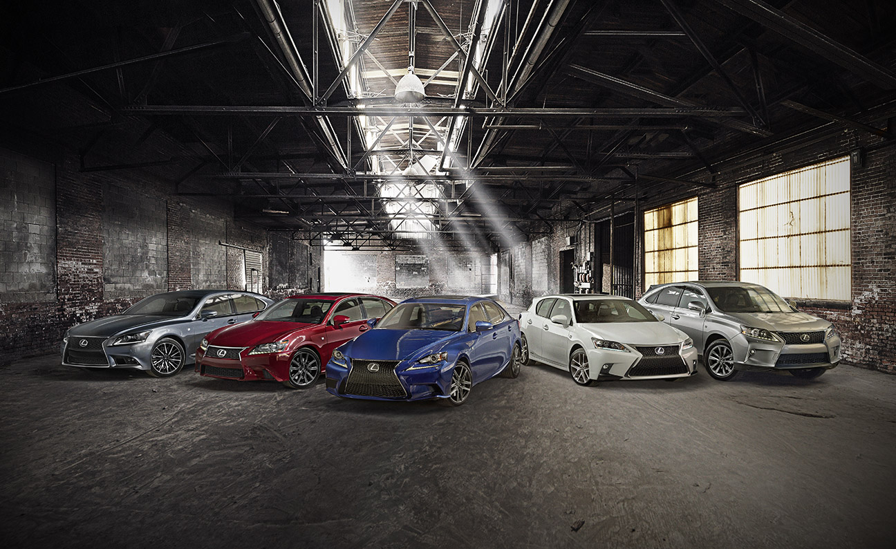 Lexus F Sport 2014 Warehouse Lineup